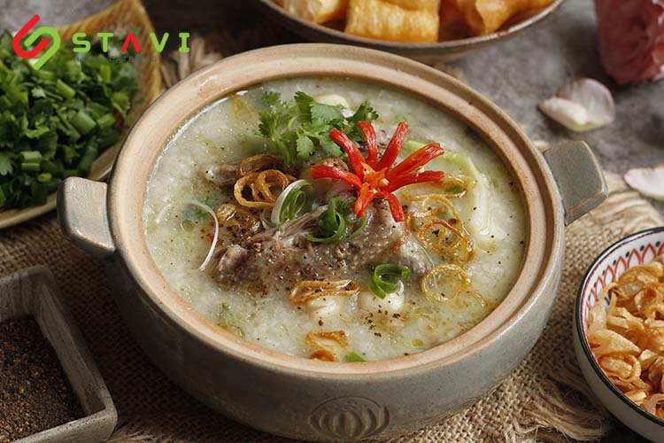 Cháo chim bồ câu là một trong những món ăn bổ dưỡng cho trẻ suy dinh dưỡng