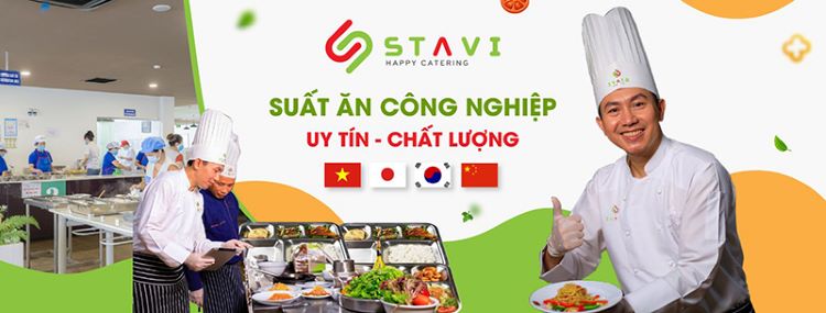 Suất ăn công nghiệp STAVI đạt chuẩn chất lượng