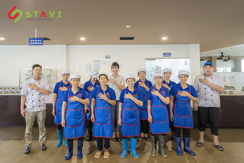 STAVI tận tâm phục vụ Suất ăn công nghiệp cho quý đối tác