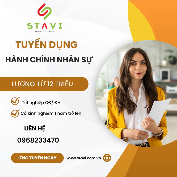 Tuyển dụng nhân viên hành chính nhân sự tổng hợp