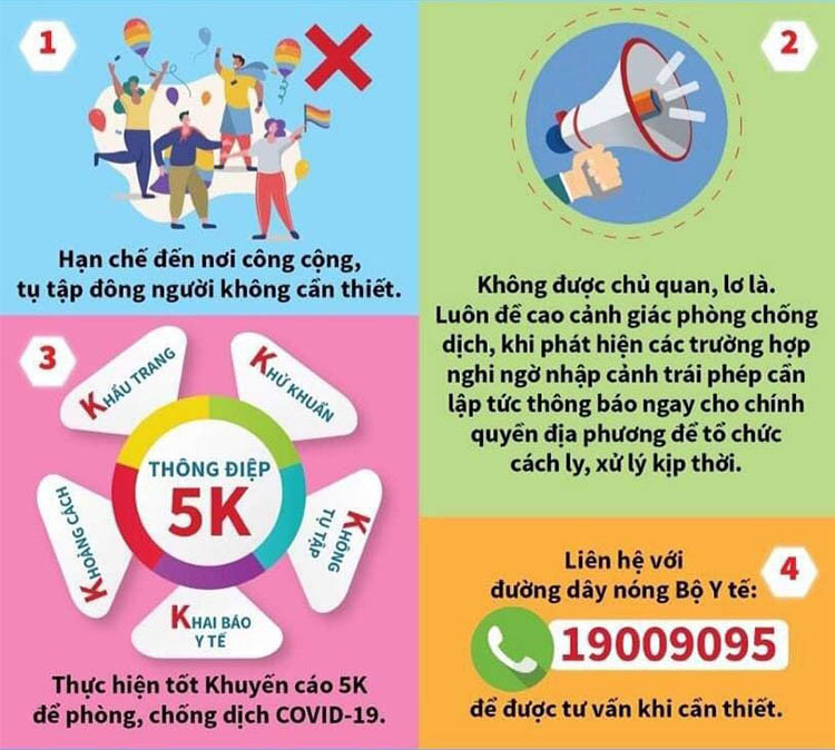 Không tụ tập đông người để hạn chế lây nhiễm