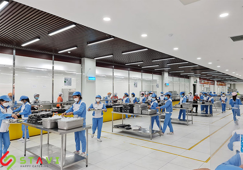 uất ăn công nghiệp STAVI trong các nhà máy
