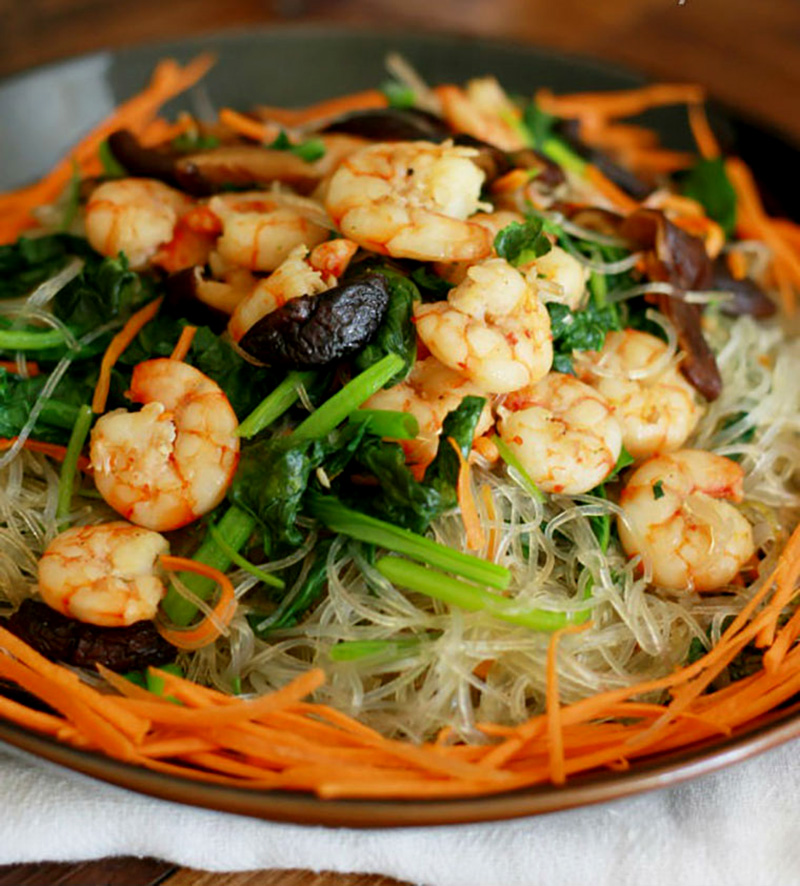 Món miến trộn tôm
