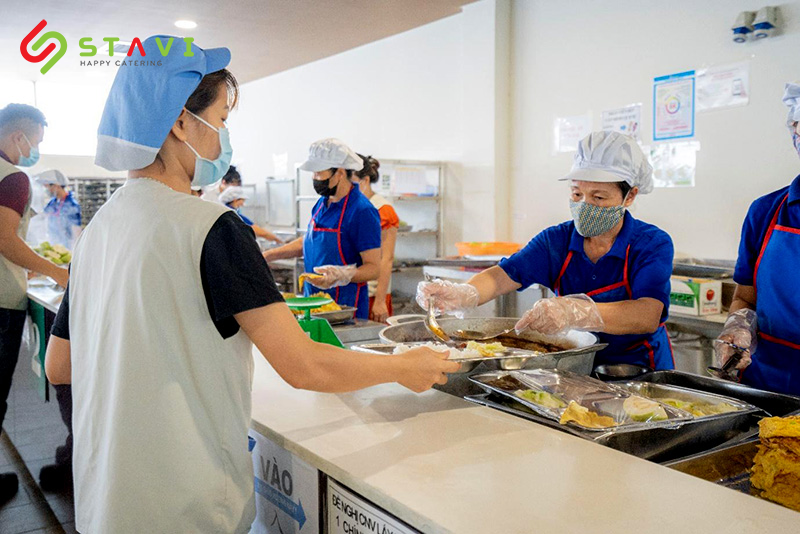 Suất ăn công nghiệp tại nhà máy COCA COLA Đà Nẵng chất lượng