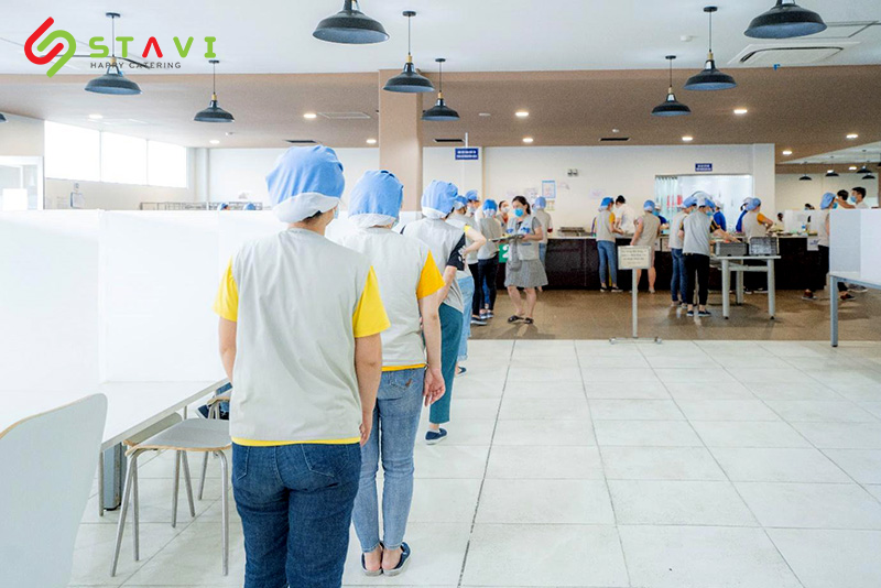 STAVI phục vụ suất ăn công nghiệp 15k cho các doanh nghiệp 