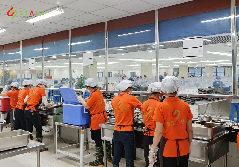 Suất ăn công nghiệp STAVI đối tác quan trọng bền vững của các doanh nghiệp