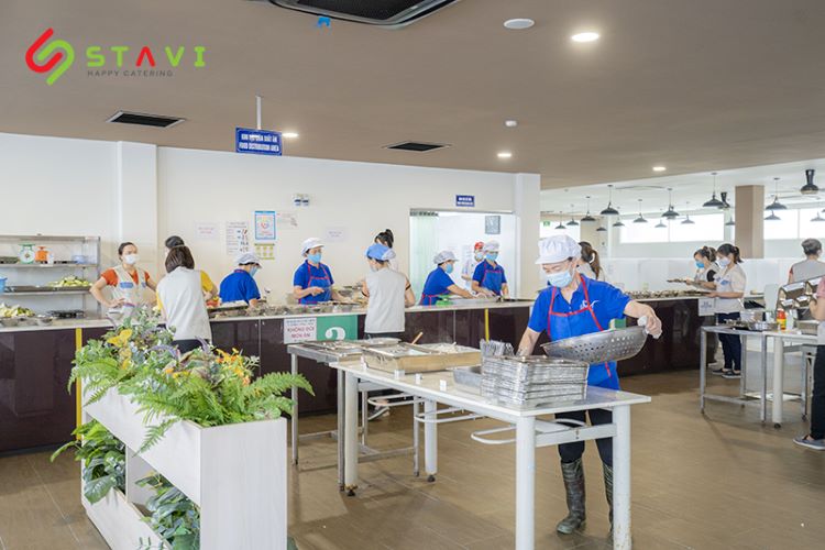 Hình ảnh: Bếp công nghiệp trường học đạt chuẩn tại STAVI