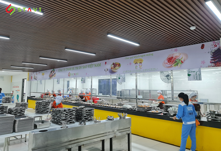 STAVI đơn vị cung cấp suất ăn công nghiệp uy tín tại Bình Dương