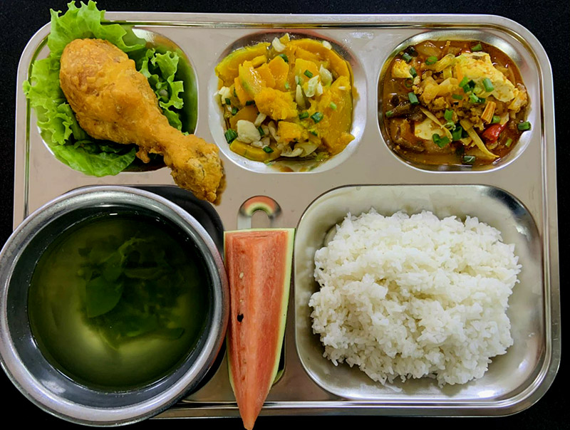 Thực đơn Suất ăn văn phòng STAVI dinh dưỡng
