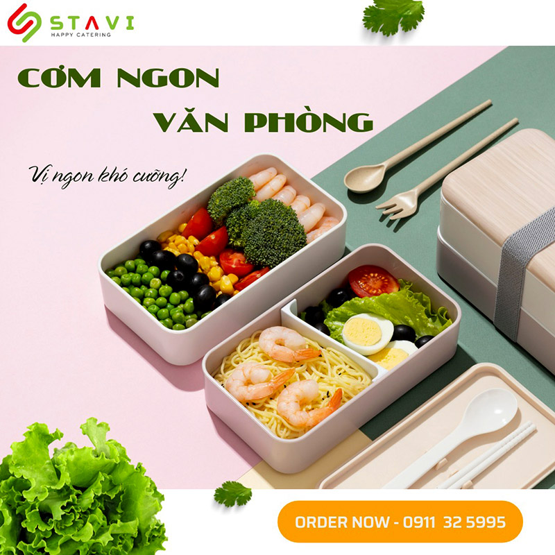 Dịch vụ Suất ăn văn phòng STAVI uy tín chất lượng