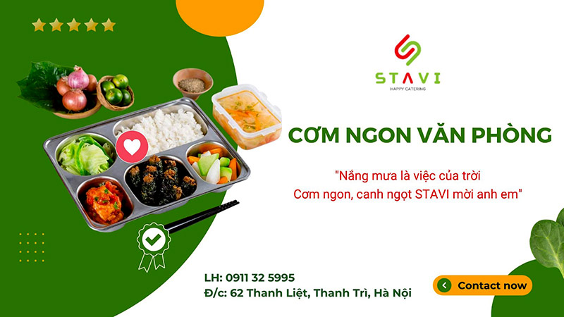 Suất ăn văn phòng tại sự đồng nhất cho đời sống nhân viên