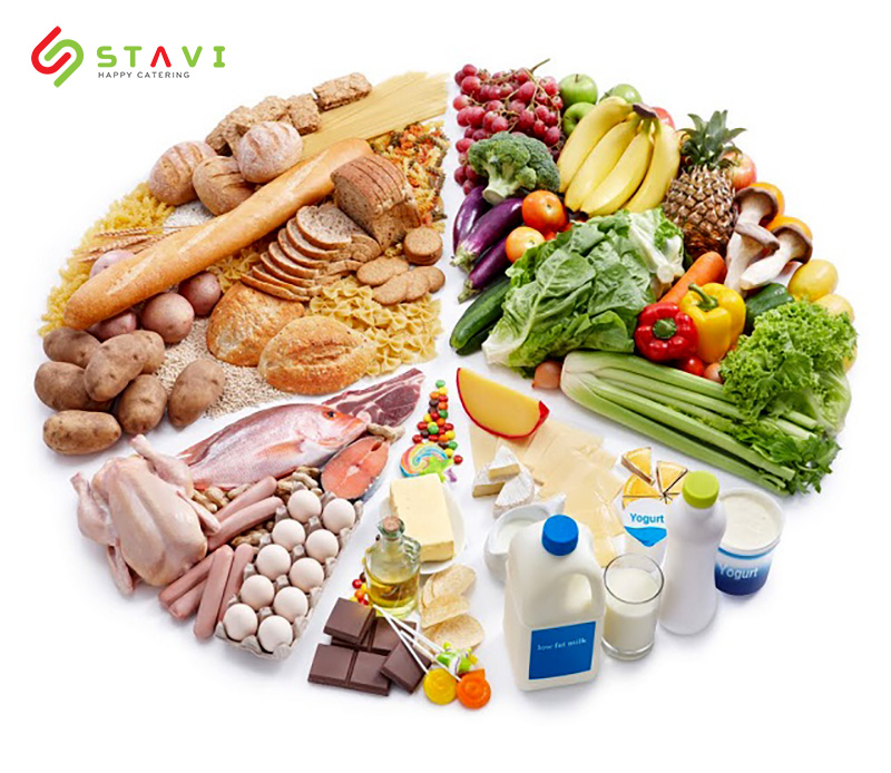 Suất ăn công nghiệp đảm bảo đầy đủ chất dinh dưỡng