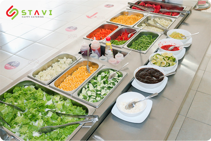Suất ăn cho trường học luôn đảm bảo sạch sẽ và chất lượng