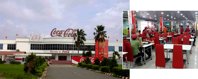 Suất ăn công nghiệp tại Nhà máy COCA COLA Đà Nẵng