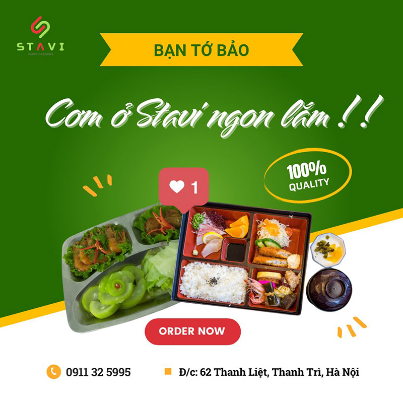 Công ty Suất ăn trường học STAVI đơn vị uy tín hoạt động khắp cả nước