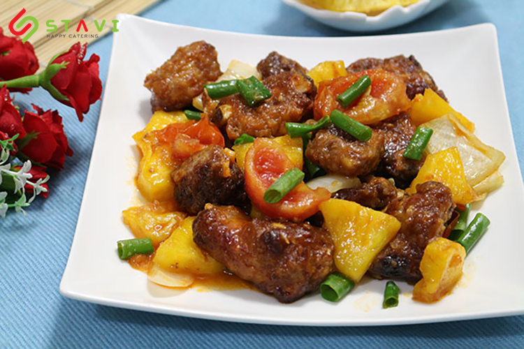 Món sườn xào chua ngọt siêu hấp dẫn